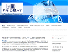 Tablet Screenshot of friobat.com